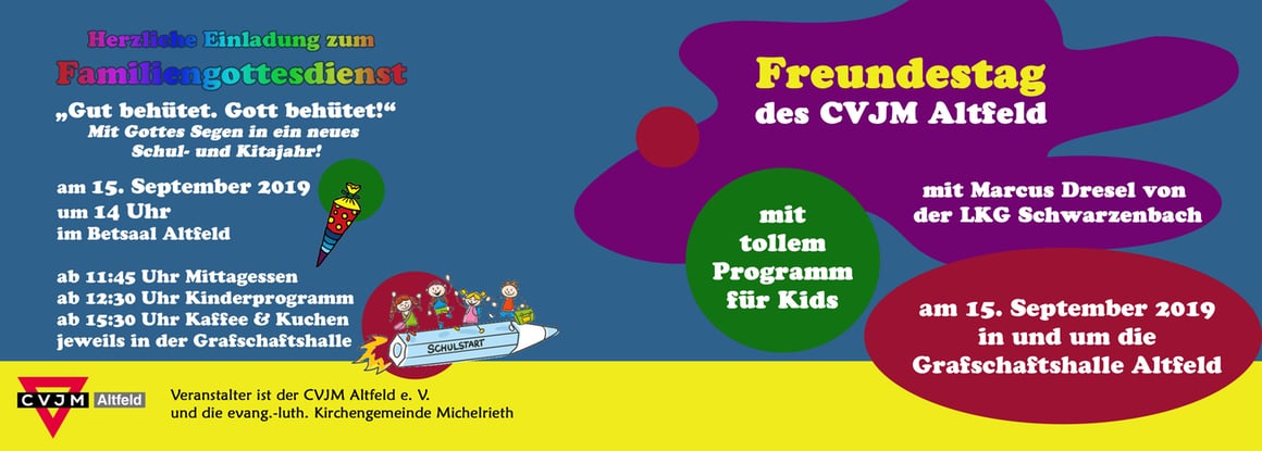 Flyer Freundestag 2019 aussen